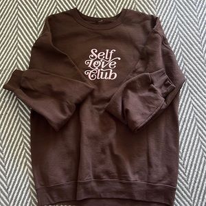 Lonely Ghost Self Love Club sweatshirt